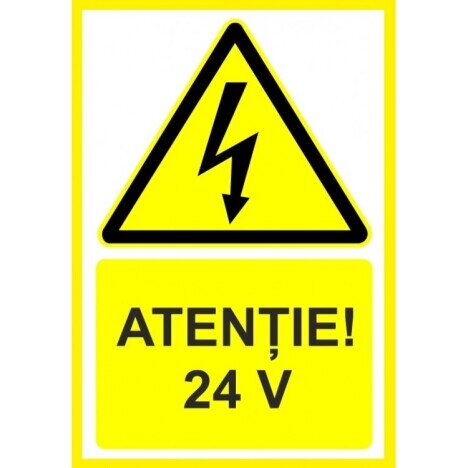 Placuta atentie 24v